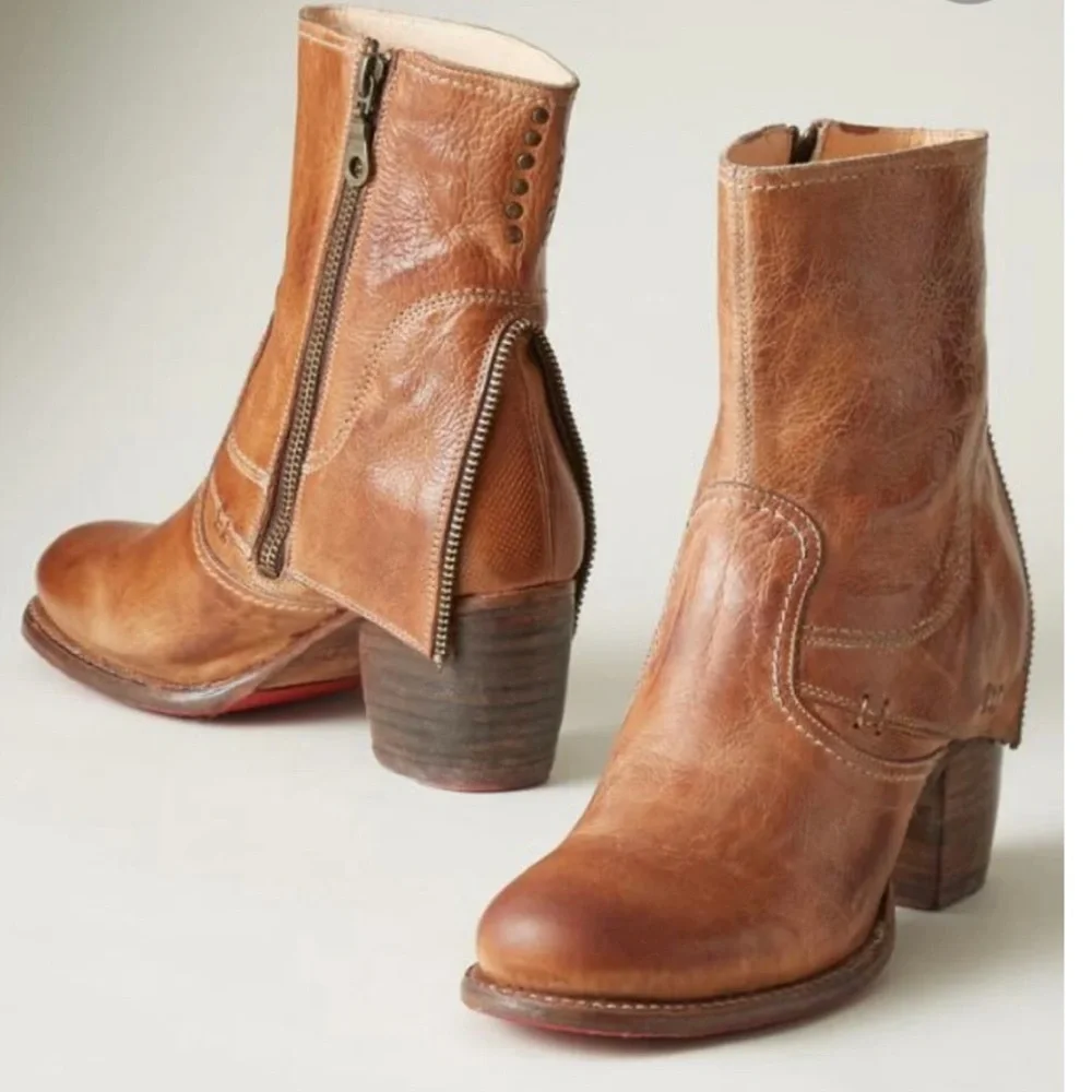 Bed Stu Iris Bootie / Distressed Boots / Distressed Bootie - Picture 2 of 9